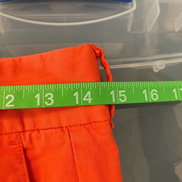 J. Crew Pants Womens Sz 00 Andi Orange Cotton Stretch Slim Fit Cropped Leg Chino - Picture 10 of 13
